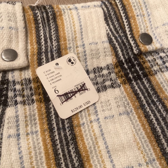 NWT Free People Plaid Mini Skort - Picture 3 of 4